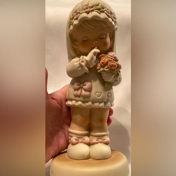 Enesco Other - Memories Of Yesterday Enesco Figurine Here Comes the Bride God Bless Her Enesco